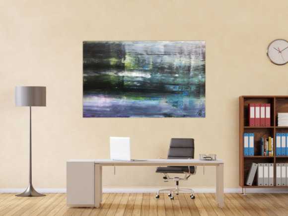 Sehr modernes abstraktes Acrylgemälde schlicht ellegant zeitgenössisch
