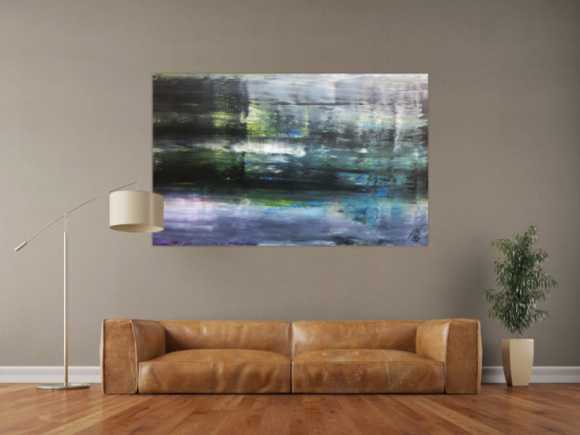 Sehr modernes abstraktes Acrylgemälde schlicht ellegant zeitgenössisch