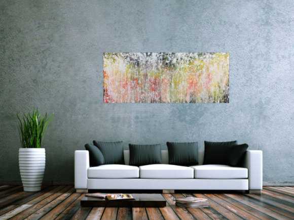 Abstraktes Acrylbild modern zeitgenössisch schlicht