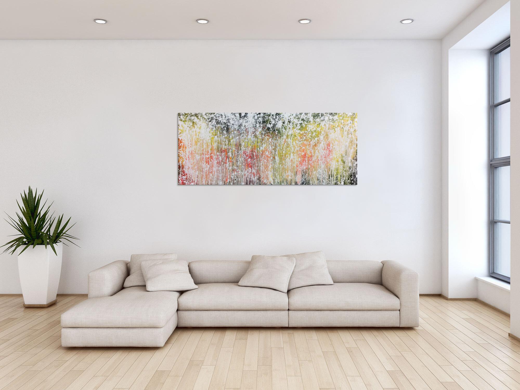 Abstraktes Acrylbild modern zeitgenössisch schlicht