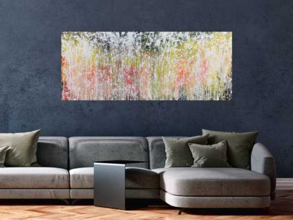 Abstraktes Acrylbild modern zeitgenössisch schlicht
