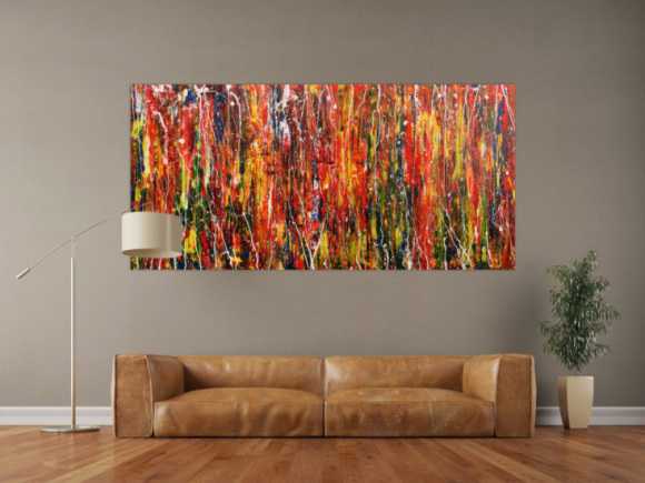 Buntes Acrylbild