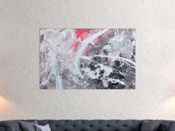 Kunstdruck Ausschnitt erstellen abstraktes Gemälde Nr. 805