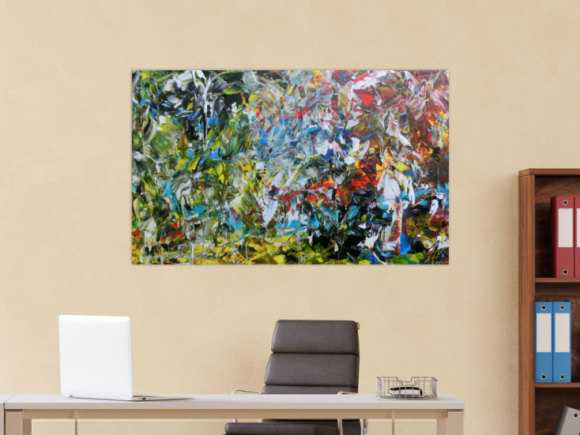 Kunstdruck Ausschnitt erstellen abstraktes Gemälde Nr. 807