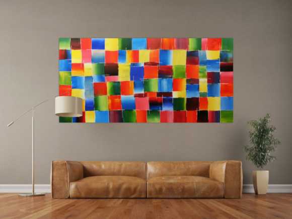 Buntes Acrylbild
