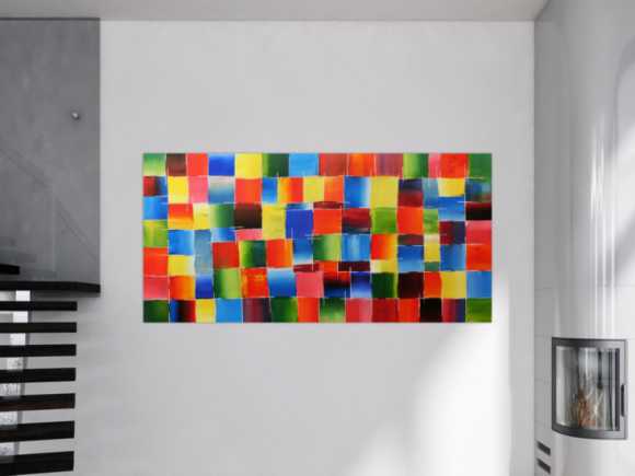 Buntes Acrylbild