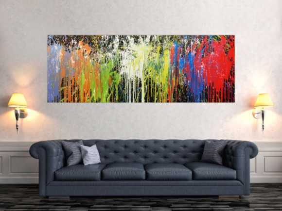 Acrylbild bunt