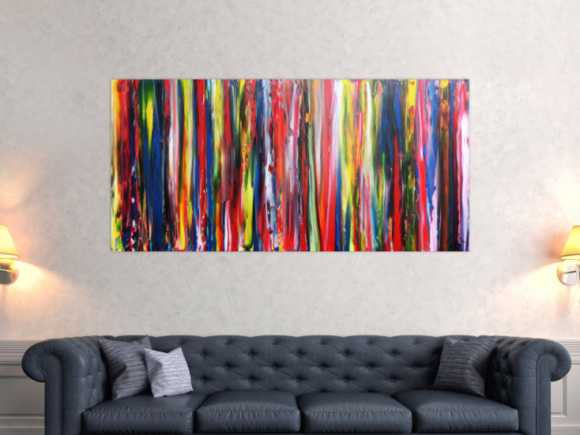 Kunstdruck Ausschnitt erstellen abstraktes Gemälde Nr. 828