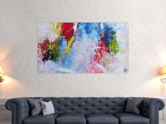 Kunstdruck Ausschnitt erstellen abstraktes Gemälde Nr. 836