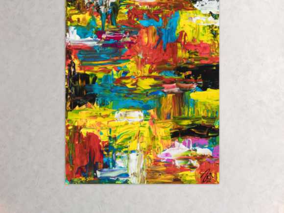 Kunstdruck Ausschnitt erstellen abstraktes Gemälde Nr. 838