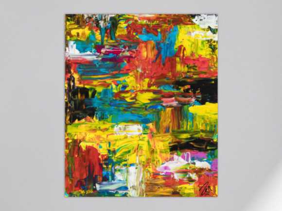 Kunstdruck auf Leinwand abstraktes Gemälde Nr. 838
