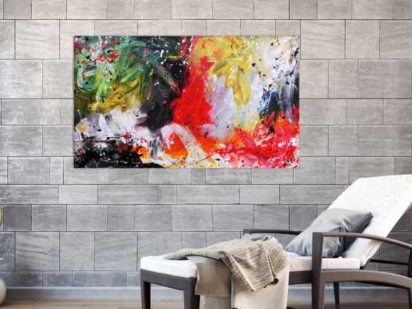 Kunstdruck Ausschnitt erstellen abstraktes Gemälde Nr. 849