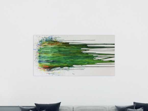 Kunstdruck Ausschnitt erstellen abstraktes Gemälde Nr. 861