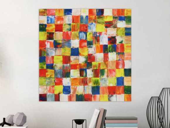 Kunstdruck Ausschnitt erstellen abstraktes Gemälde Nr. 862