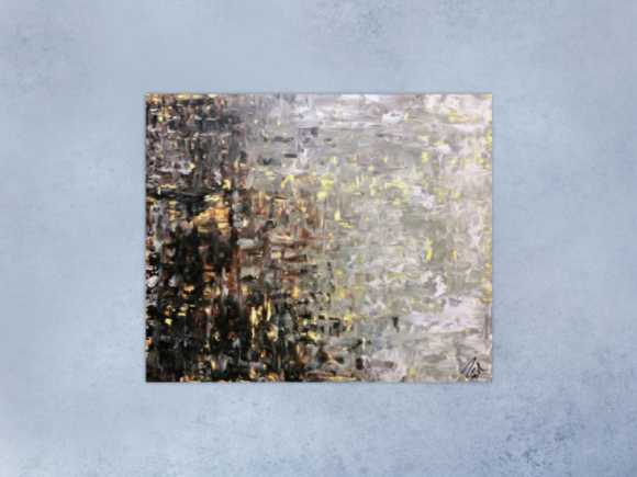 Kunstdruck Ausschnitt erstellen abstraktes Gemälde Nr. 864