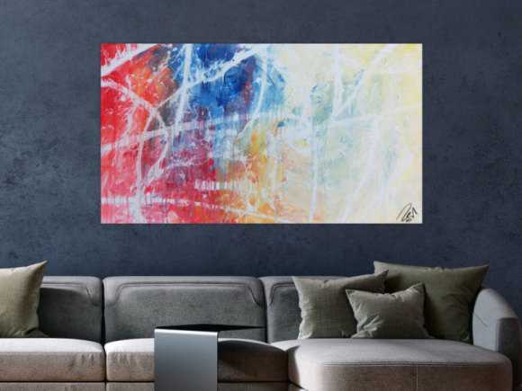 Kunstdruck Ausschnitt erstellen abstraktes Gemälde Nr. 867