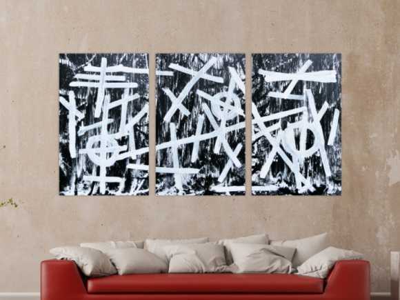 Kunstdruck Ausschnitt erstellen abstraktes Gemälde Nr. 869