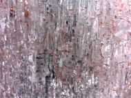Detailaufnahme Abstraktes Acrylgemälde in grau und braun modern schlicht zeitgenössisch