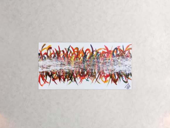 Kunstdruck Ausschnitt erstellen abstraktes Gemälde Nr. 881