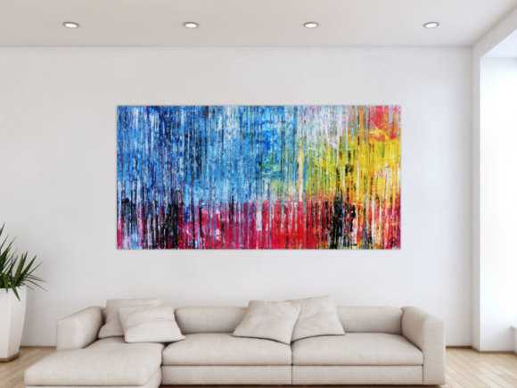 Kunstdruck Ausschnitt erstellen abstraktes Gemälde Nr. 882