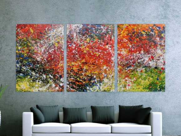 Kunstdruck Ausschnitt erstellen abstraktes Gemälde Nr. 888