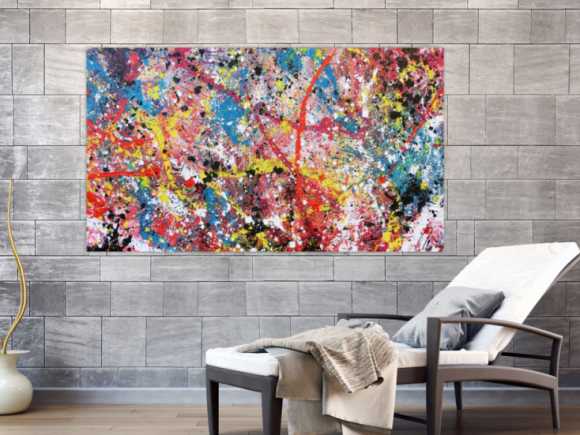 Kunstdruck Ausschnitt erstellen abstraktes Gemälde Nr. 898