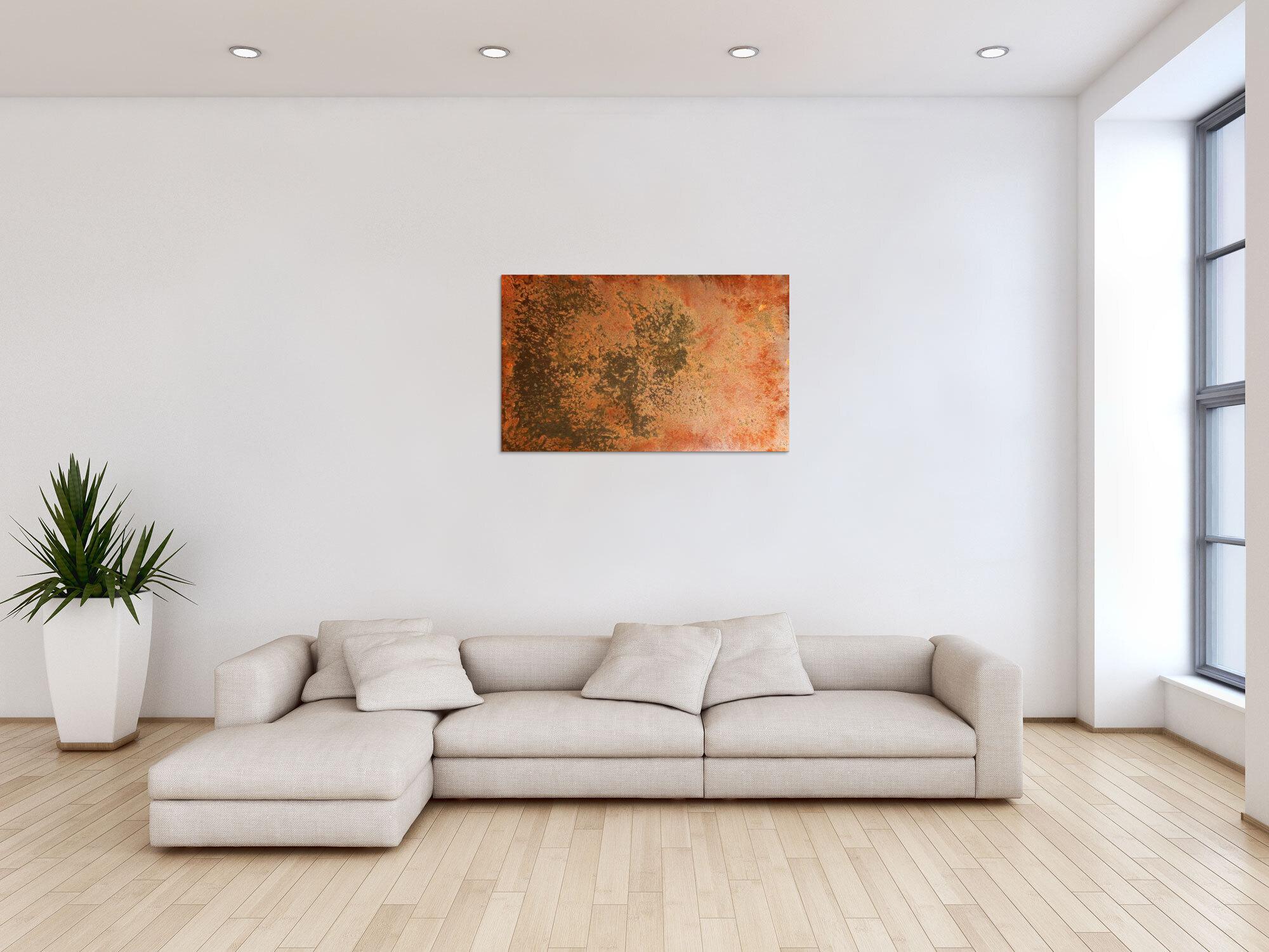 Abstraktes Rostbild - Kunst aus Rost