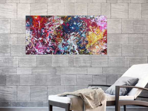 Kunstdruck Ausschnitt erstellen abstraktes Gemälde Nr. 908