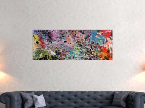 Kunstdruck auf Leinwand abstraktes Gemälde Nr. 909