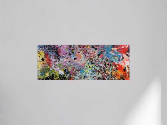 Kunstdruck Ausschnitt erstellen abstraktes Gemälde Nr. 909
