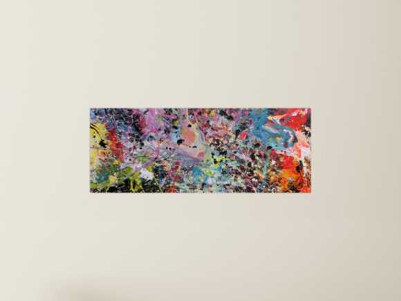 Kunstdruck Ausschnitt erstellen abstraktes Gemälde Nr. 909