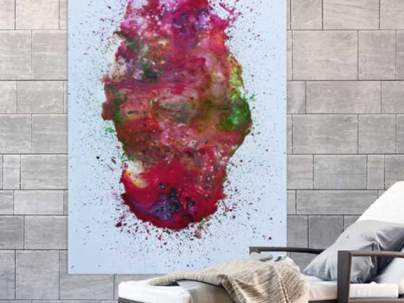 Kunstdruck Ausschnitt erstellen abstraktes Gemälde Nr. 913