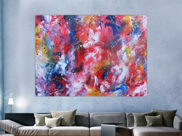 Kunstdruck Ausschnitt erstellen abstraktes Gemälde Nr. 916