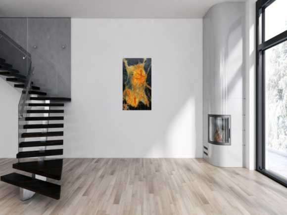 Echtes Rostbild XXL - Abstrakte Kunst aus Rost