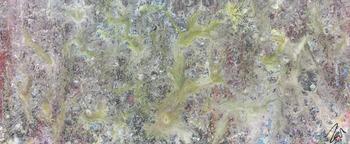 Abstraktes Acrylbild in Fließtechnik sehr modern