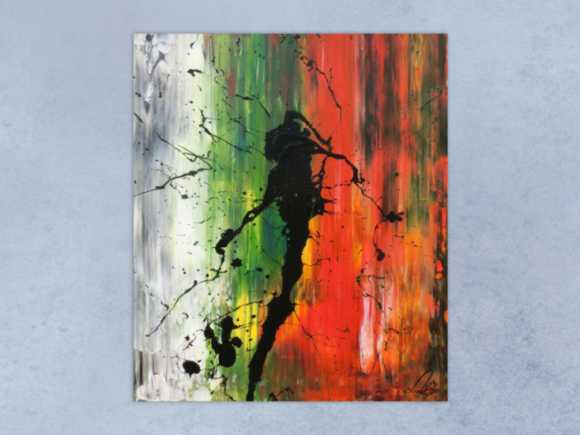 Kunstdruck Ausschnitt erstellen abstraktes Gemälde Nr. 926