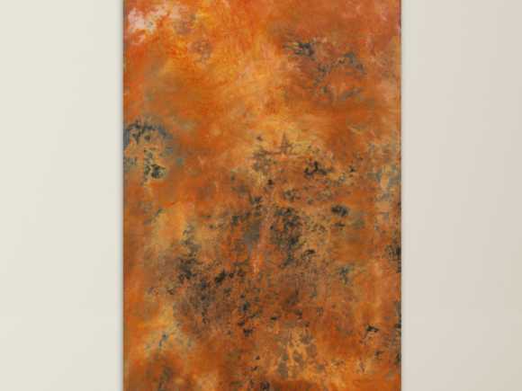 Echtes Rostbild XXL - Abstrakte Kunst aus Rost