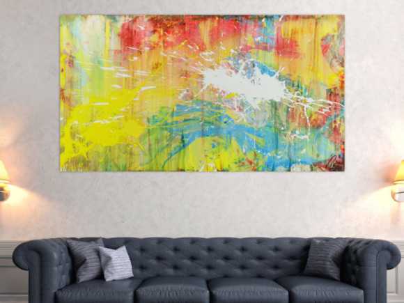 Kunstdruck Ausschnitt erstellen abstraktes Gemälde Nr. 938