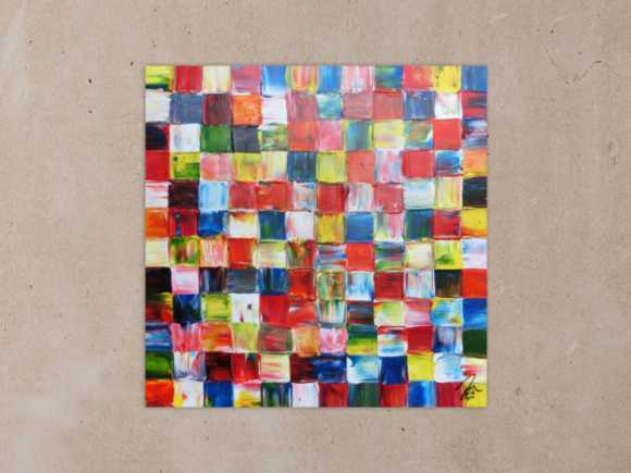 Kunstdruck Ausschnitt erstellen abstraktes Gemälde Nr. 943