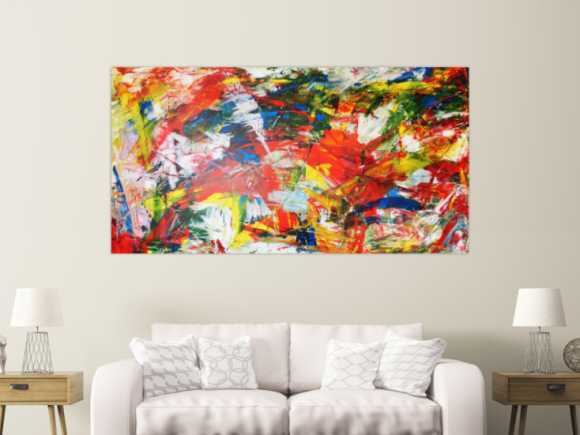 Kunstdruck Ausschnitt erstellen abstraktes Gemälde Nr. 95