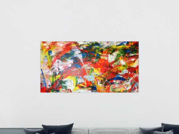 Kunstdruck Ausschnitt erstellen abstraktes Gemälde Nr. 95