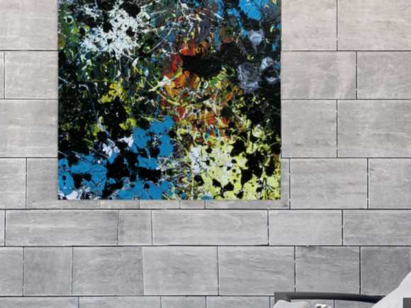 Kunstdruck Ausschnitt erstellen abstraktes Gemälde Nr. 953