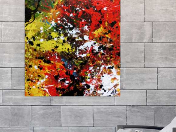 Kunstdruck Ausschnitt erstellen abstraktes Gemälde Nr. 959