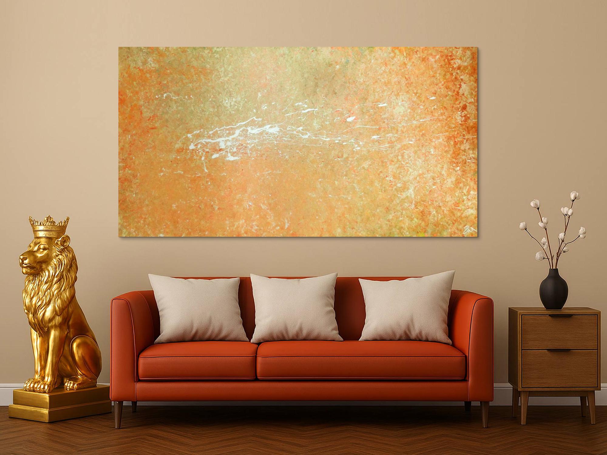 Abstraktes Acryl Bild