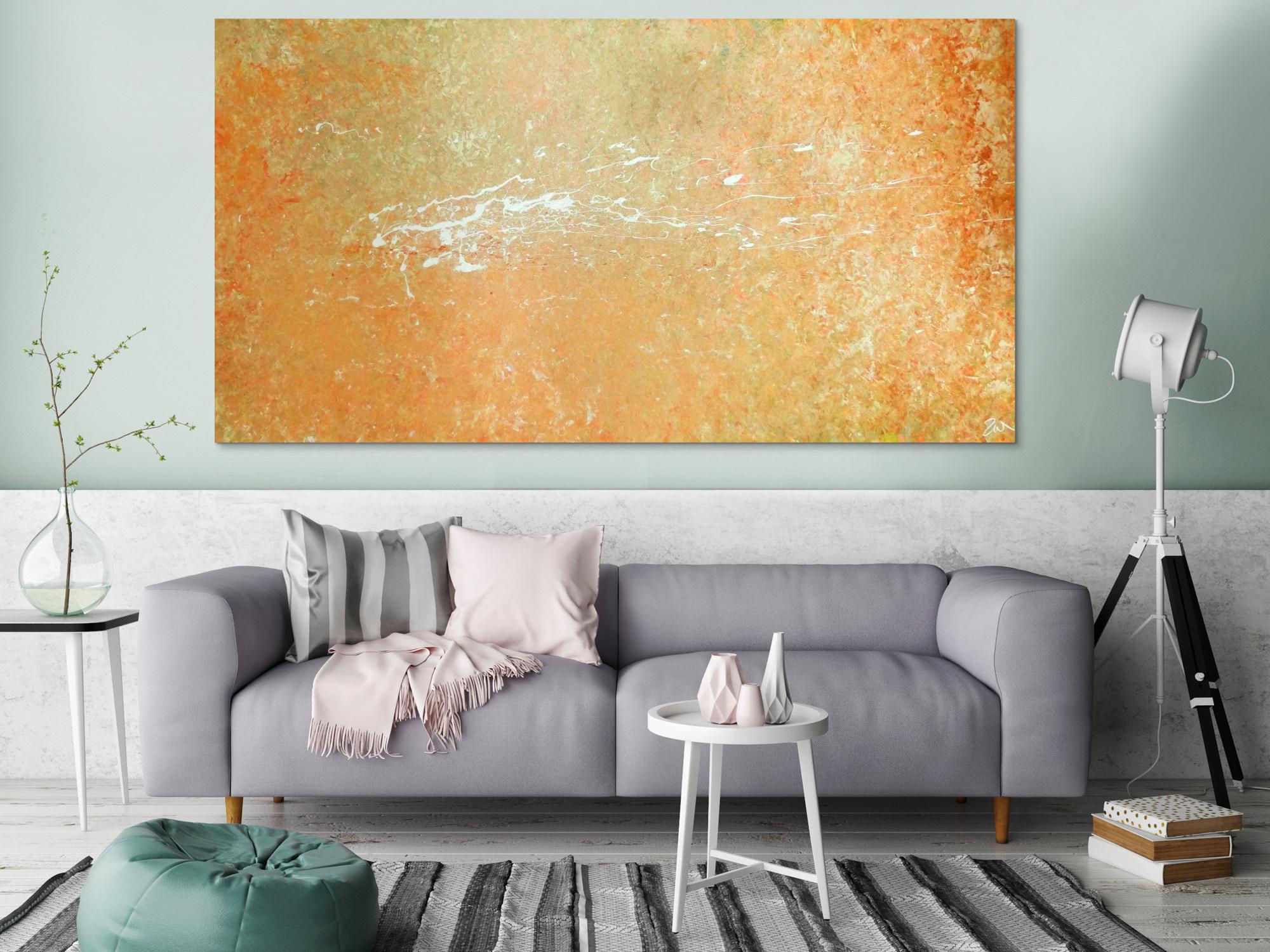 Abstraktes Acryl Bild