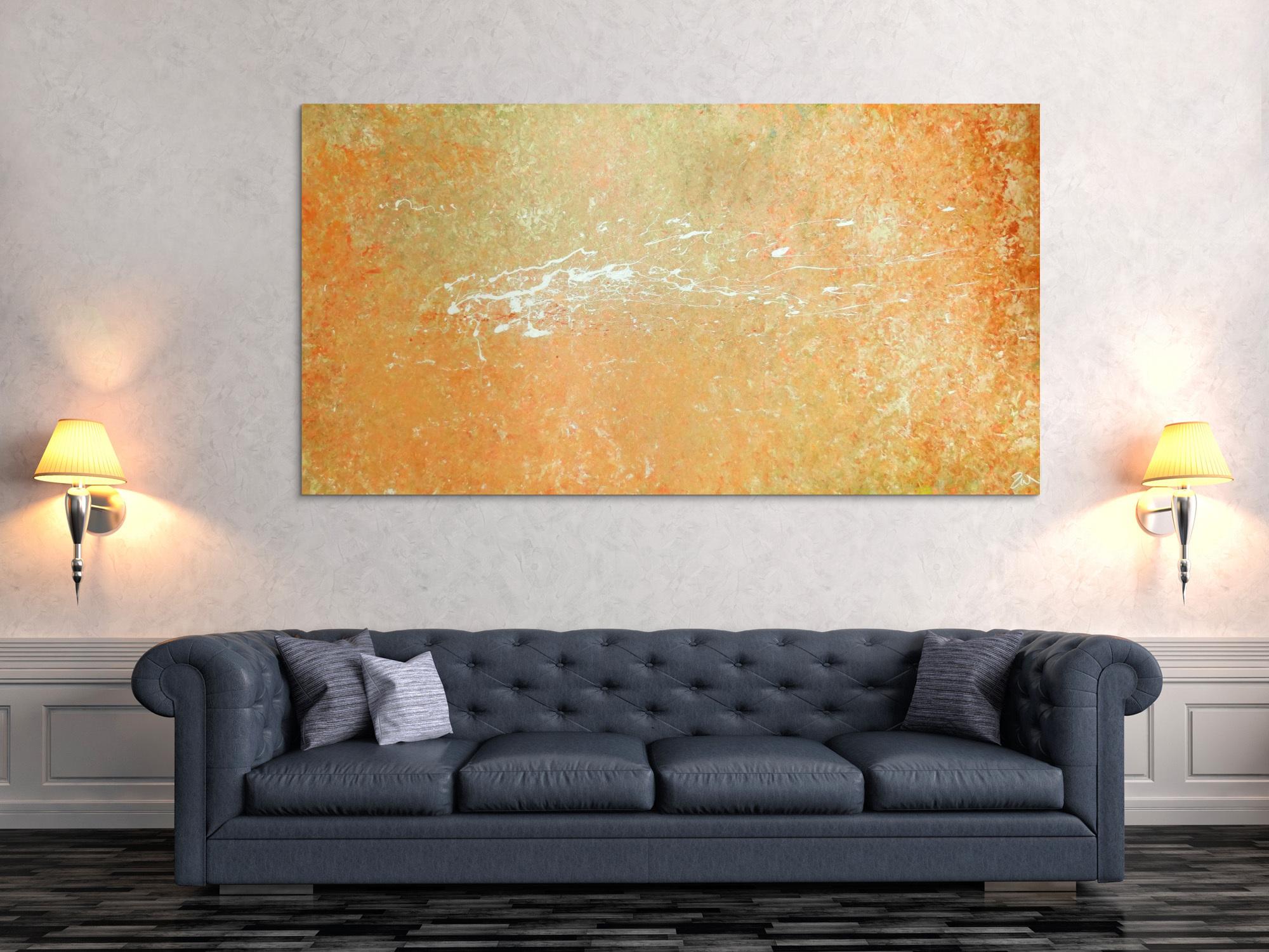 Abstraktes Acryl Bild