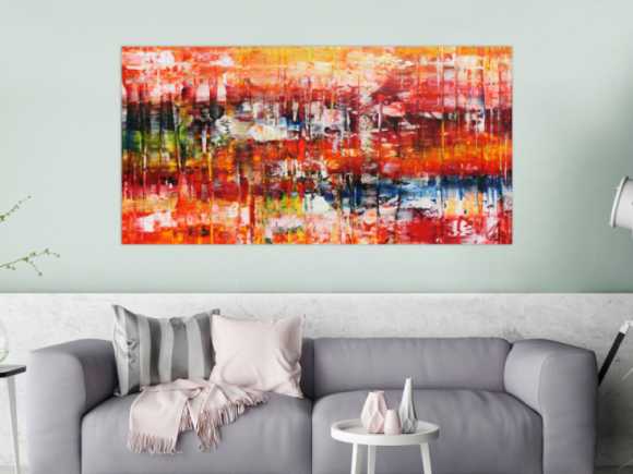 Kunstdruck Ausschnitt erstellen abstraktes Gemälde Nr. 964