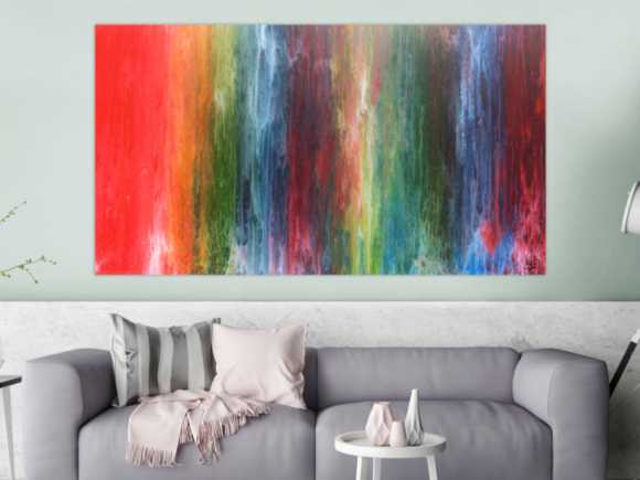 Kunstdruck Ausschnitt erstellen abstraktes Gemälde Nr. 966