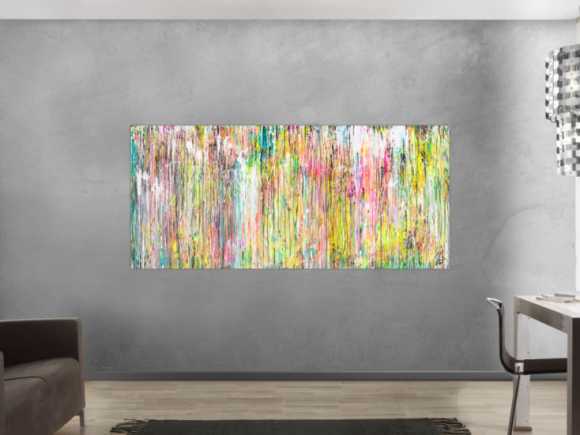 Kunstdruck auf Leinwand abstraktes Gemälde Nr. 967