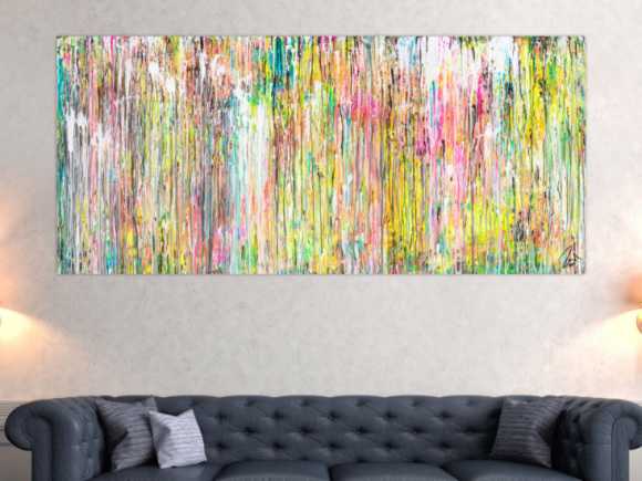Kunstdruck auf Leinwand abstraktes Gemälde Nr. 967